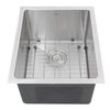 Nantucket Sinks 15" W x 18" L x 10" H, 304 Stainless Steel SR1815